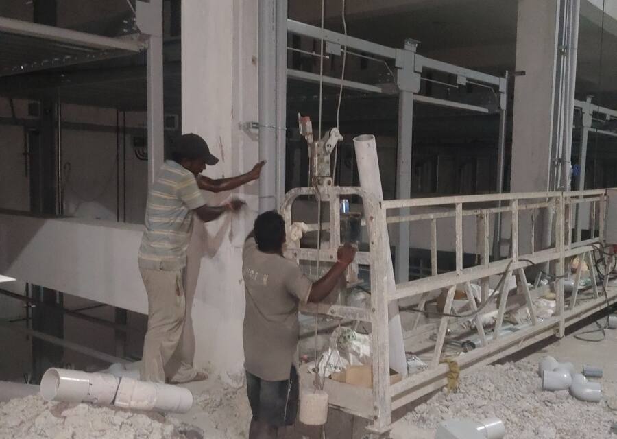 Column and slab works in progress